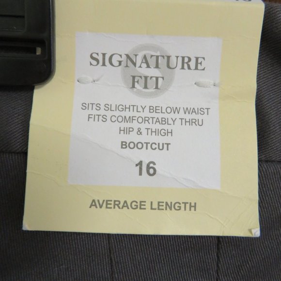 NWT - Dress Barn Grey Pants - Size 16 - Picture 4 of 6